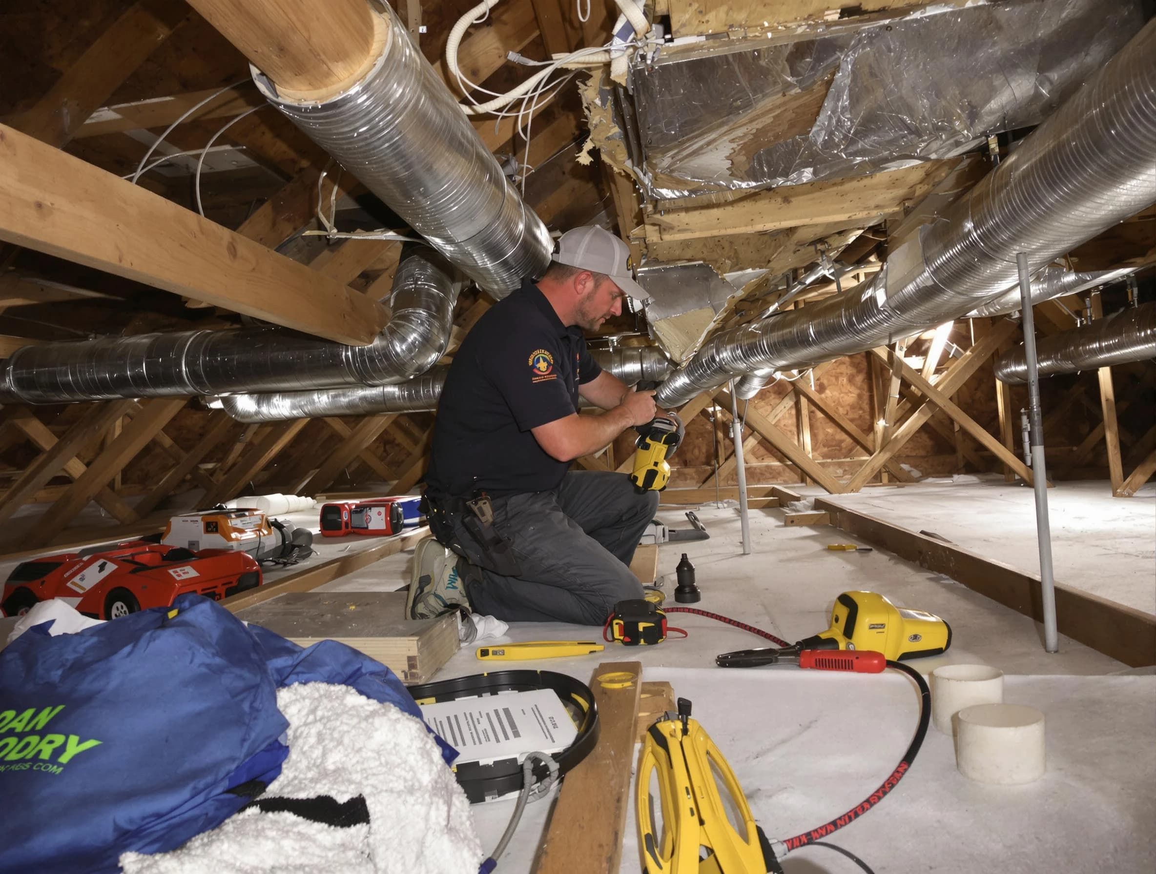 Professional air duct repair by Woburn Air Duct Cleaning in Woburn