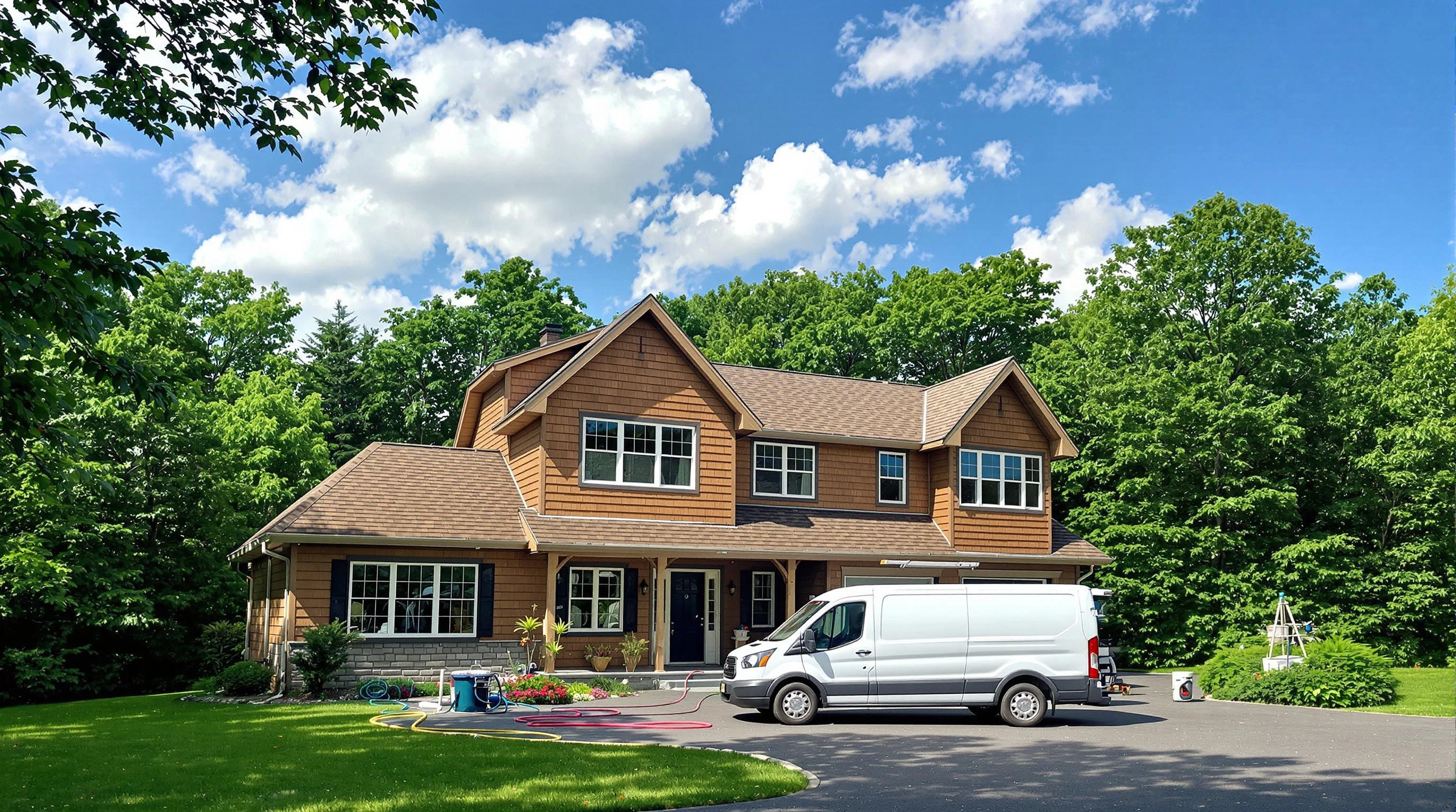 Woburn Air Duct Cleaning air duct cleaning crew working in Reading, MA