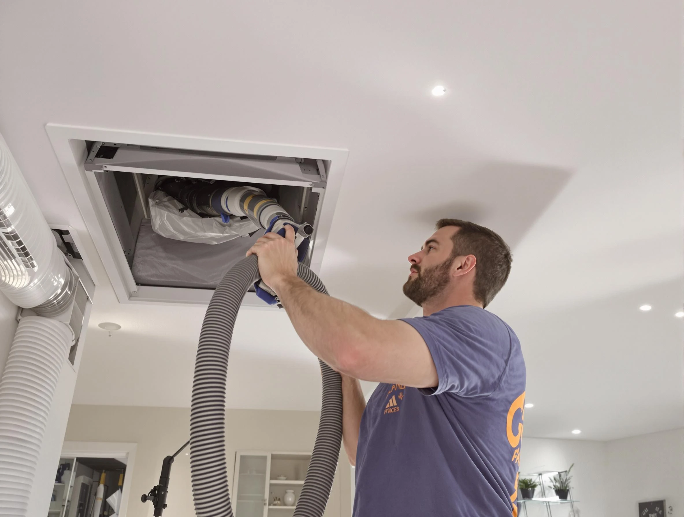 Precision indoor duct cleaning by Woburn Air Duct Cleaning in Woburn